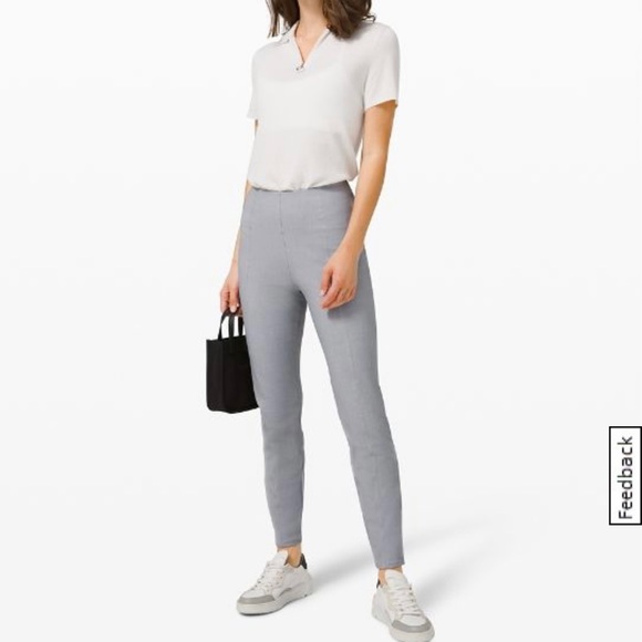 lululemon cigarette pant stretch slacks in petite or cropped inseam - NWOT - Picture 14 of 15